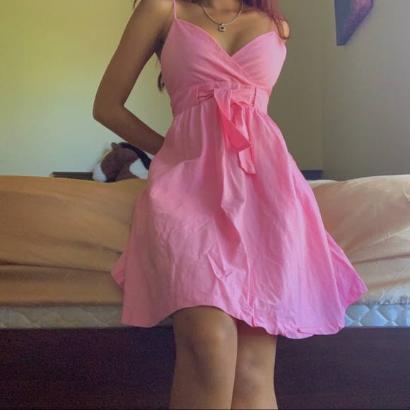 bubblegum pink dress